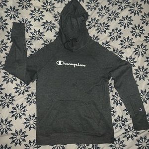 Women’s gray champion hoodie.